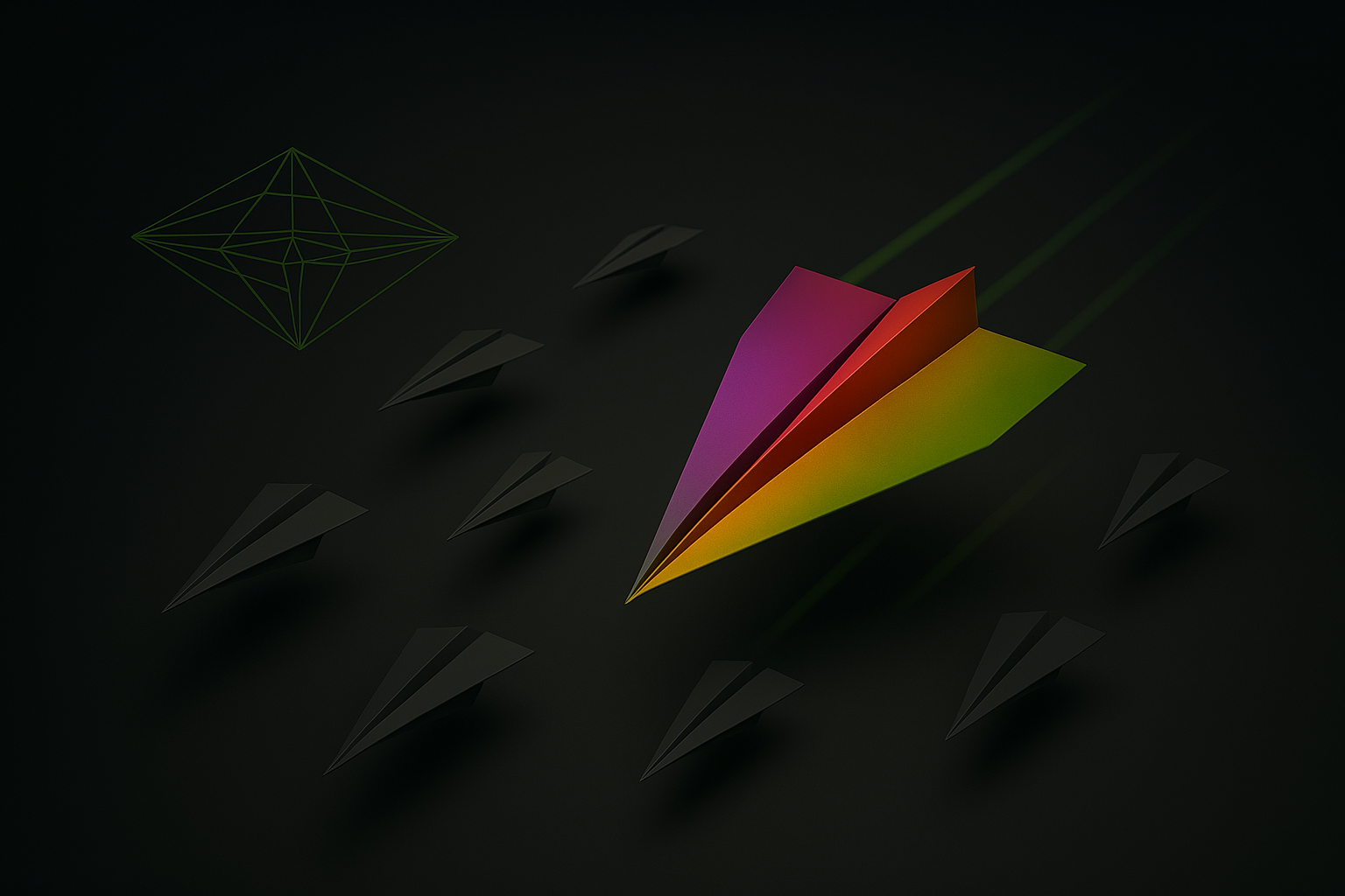 Abstract technology network with globe